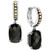 EFFY® Onyx Dangle Hoop Drop Earrings in Sterling Silver & 18k Gold