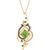 Exotics® Crazy Collection® Mint Julep Quartz™ (3-1/4 ct. t.w.) & Diamond (3/4 ct. t.w.) 18" Pendant Necklace in 14k Gold