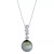 Cultured Tahitian Pearl (10mm) & Diamond Accent 18" Pendant Necklace in 14k White Gold (Also in Cultured Freshwater Pearl & Cultured Golden South Sea Pearl)