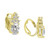 Cubic Zirconia Clip-On Stud Earrings in 18k Gold-Plated Sterling Silver, Created for Macy's