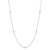 Diamond Station Collar Necklace (1/5 ct. t.w.) in 10k White Gold, 14" + 4" extender
