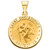 Saint Christopher Medal Pendant in 14k Yellow Gold