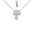 Cubic Zirconia Mushroom Pendant Necklace in Sterling Silver, 16" + 2" extender, Created for Macy's