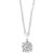 EFFY® Diamond Halo 18" Pendant Necklace (1/2 ct. t.w.) in 14k White Gold