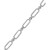 Diamond Open Link Bracelet (1 ct. t.w.) in Sterling Silver
