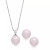 2-Pc. Set Dyed Jade Pendant Necklace and Stud Earrings in Sterling Silver (Also Available in Milky Aquamarine or Rose Quartz)
