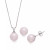 2-Pc. Set Dyed Jade Pendant Necklace and Stud Earrings in Sterling Silver (Also Available in Milky Aquamarine or Rose Quartz)