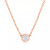Diamond Bezel-Set Solitaire Pendant Necklace (1/6 ct. t.w.) in 14k Yellow or Rose Gold, 16" + 2" extender