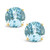 Aquamarine (2-1/2 ct. t.w.) Stud Earrings in 14K Yellow Gold