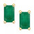 Tanzanite Stud Earrings (1/2 ct. t.w.) in 14k Gold (Also in Emerald, Ruby & Sapphire)