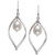 Peacock Black Cultured Freshwater Pearl (8-1/2mm) Orbital Drop Earrings in Sterling Silver (Also in White & Pink Cultured Freshwater Pearl), Created for Macy's