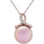 Cultured Ming Pearl (14mm) & Diamond Accent 18" Pendant Necklace in 14k Rose Gold