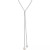 Cultured Freshwater Pearl (9-1/2mm) 36" Adjustable Lariat Necklace  in Sterling Silver