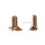 Crystal (0.24 ct.t.w) Pave Cowboy Boots Stud Earrings in Sterling Silver