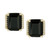 Onyx & Diamond Accent Stud Earrings in 14k Gold