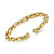 Turbo Link Bangle Bracelet in 14k Gold-Plated Sterling Silver