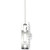 Diamond Orbital Halo Teardrop Pendant Necklace (1/4 ct. t.w.) in 10k White Gold, 16" + 2" extender