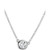 Certified Diamond Bezel Pendant Necklace (3/8 ct. t.w.) in 14k White Gold, 16" + 2" extender