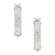 1/2 ct. t.w. Round Shape Diamond Hoop Earring in Sterling Silver