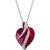 Lab-Created Ruby (10-3/4 ct. t.w.) & White Sapphire Accent 18" Heart Pendant Necklace in Sterling Silver