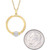Diamond Circle Pendant Necklace (1/10 ct. t.w.) in 14k Gold, 18" + 2" extender, Created for Macy's