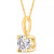 Diamond Solitaire 18" Pendant Necklace (1/5 ct. t.w.) in 14k White, Yellow or Rose Gold
