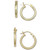 2-Pc. Set Hoop Earrings in 18K Gold-Plated Sterling Silver, Created for Macy's