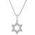 Men's Diamond Star of David 22" Pendant Necklace (1/2 ct. t.w.)