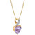 Pink Amethyst (1-3/4 ct. t.w.) & Diamond Accent Infinity Heart 18" Pendant Necklace in 10k Gold