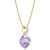 Pink Amethyst (1-3/4 ct. t.w.) & Diamond Accent Infinity Heart 18" Pendant Necklace in 10k Gold