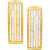 Diamond Baguette Hoop Earrings (1/2 ct. t.w.) In Sterling Silver or 14K Gold-Plated Sterling Silver