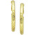 Medium Hoop Earrings in 18k Gold-Plated Sterling Silver, 1-1/2", Created for Macy's