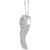 Diamond Double Heart Pendant Necklace (1 ct. t.w.) in 10k White Gold, 16" + 2" extender