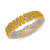 Amethyst Three Row Statement Bracelet (28-3/8 ct. t.w.) in Sterling Silver (Also in Blue Topaz, Rhodolite Garnet & Citrine)