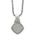 EFFY® Diamond Cluster 18" Pendant Necklace (1/4 ct. t.w.) in Sterling Silver & 18k Gold