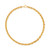 Horseshoe Link 18" Chain Necklace in 14k Gold-Plated Sterling Silver