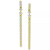 Cubic Zirconia Linear Bar Drop Earrings, Created for Macy's