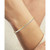 Diamond Skinny Bangle Bracelet (1/4 ct. t.w.) in Sterling Silver & 14k Gold-Plate
