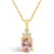 Morganite (1-1/7 Ct. T.W.) and Diamond (1/10 Ct. T.W.) Pendant Necklace in 14K Yellow Gold