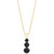Onyx Graduated 18" Pendant Necklace in 14k Gold
