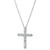 Certified Diamond Cross Pendant Necklace (1 ct. t.w.) in 14k White Gold, 16" + 2" extender