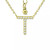 Cubic Zirconia Initial Pendant Necklace, 16" + 2" extender, Created for Macy's
