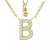 Cubic Zirconia Initial Pendant Necklace, 16" + 2" extender, Created for Macy's