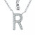 Cubic Zirconia Initial Pendant Necklace, 16" + 2" extender, Created for Macy's