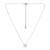 Cubic Zirconia Initial Pendant Necklace, 16" + 2" extender, Created for Macy's