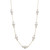 Cultured Freshwater Pearl (4 & 7mm) Mini-Cluster 18" Statement Necklace in 14k Gold