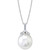 Cultured Freshwater Pearl (12mm) & Diamond Accent 18" Pendant Necklace in 14k White Gold