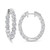 Lab Grown Diamond In & Out  Hoop Earrings (10 ct. t.w.) in 14k White Gold