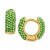 Crystal Pavé Small Huggie Hoop Earrings in 18k Gold-Plated Sterling Silver, 13mm, Created for Macy's