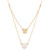 Cultured Freshwater Pearl (9mm) & Polished Bead 20" Layered Necklace in 14k Gold